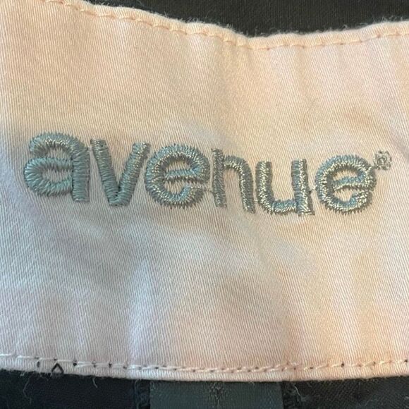 Avenue Classic Chino Capri Pants Black Twill Cropped Cuffed Preppy 16 - Picture 4 of 7